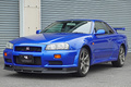 2000 Nissan SKYLINE GT-R ONE OWNER BNR34 R34 GT-R V-SPEC TV2 Bayside Blue
