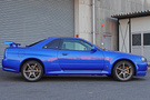 2000 Nissan SKYLINE GT-R BNR34 R34 GTR, TV2 BAYSIDE BLUE, LOW MILEAGE