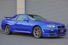 2000 Nissan SKYLINE GT-R BNR34 R34 GTR, TV2 BAYSIDE BLUE, LOW MILEAGE