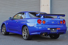2000 Nissan SKYLINE GT-R BNR34 R34 GTR, TV2 BAYSIDE BLUE, LOW MILEAGE