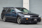 1998 Nissan STAGEA WGNC34 Stagea AUTECH VERSION 260RS, R34 GT-R Front End Conversion, OEM BNR34 Skyline GT-R MFD