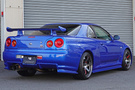 1999 Nissan SKYLINE GT-R BNR34 R34 GT-R BAYSIDE BLUE, EARLY MODEL, LOW MILEAGE, NISMO AERO