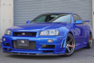 1999 Nissan SKYLINE GT-R BNR34 R34 GT-R BAYSIDE BLUE, EARLY MODEL, LOW MILEAGE, NISMO AERO