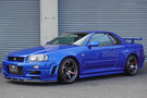 1999 Nissan SKYLINE GT-R BNR34 R34 GT-R BAYSIDE BLUE, EARLY MODEL, LOW MILEAGE, NISMO AERO