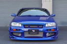 2000 Nissan SKYLINE COUPE ER34 GT-T BAYSIDE BLUE TV2, HKS Muffler, BLITZ Intercooler