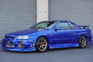 2000 Nissan SKYLINE COUPE ER34 GT-T BAYSIDE BLUE TV2, HKS Muffler, BLITZ Intercooler