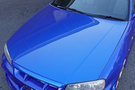 2000 Nissan SKYLINE COUPE ER34 GT-T BAYSIDE BLUE TV2, HKS Muffler, BLITZ Intercooler