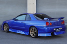 2000 Nissan SKYLINE COUPE ER34 GT-T BAYSIDE BLUE TV2, HKS Muffler, BLITZ Intercooler