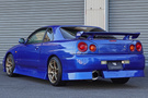 2000 Nissan SKYLINE COUPE ER34 GT-T BAYSIDE BLUE TV2, HKS Muffler, BLITZ Intercooler