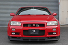 1999 Nissan SKYLINE GT-R BNR34 R34 Skyline GT-R, Factory Active Red -AR2-, NISMO Style Decals, Fujitsubo Muffler