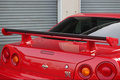 1999 Nissan SKYLINE GT-R BNR34 R34 Skyline GT-R, Factory Active Red -AR2-, NISMO Style Decals, Fujitsubo Muffler