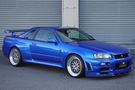 1999 Nissan SKYLINE GT-R BNR34 GTR V SPEC, TV2 Bayside Blue, BBS 19 Inch Wheels