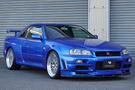 1999 Nissan SKYLINE GT-R BNR34 GTR V SPEC, TV2 Bayside Blue, BBS 19 Inch Wheels