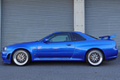 1999 Nissan SKYLINE GT-R BNR34 GTR V SPEC, TV2 Bayside Blue, BBS 19 Inch Wheels
