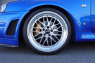 1999 Nissan SKYLINE GT-R BNR34 GTR V SPEC, TV2 Bayside Blue, BBS 19 Inch Wheels