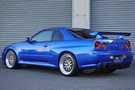 1999 Nissan SKYLINE GT-R BNR34 GTR V SPEC, TV2 Bayside Blue, BBS 19 Inch Wheels