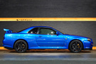 1999 Nissan SKYLINE GT-R BNR34 R34 Skyline GT-R V-SPEC, LOW KM's, TV2 Bayside Blue, NISMO LMGT4 18 Inch Wheels