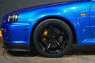 1999 Nissan SKYLINE GT-R BNR34 R34 Skyline GT-R V-SPEC, LOW KM's, TV2 Bayside Blue, NISMO LMGT4 18 Inch Wheels