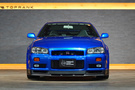1999 Nissan SKYLINE GT-R BNR34 R34 Skyline GT-R V-SPEC, LOW KM's, TV2 Bayside Blue, NISMO LMGT4 18 Inch Wheels