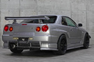 1998 Nissan SKYLINE COUPE ER34 25GT-T, Nismo Z-tune Front Bumper, Enkei RPF1 Wheels, Custom Rear Wide Fenders