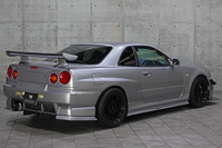 1998 Nissan SKYLINE COUPE ER34 25GT-T, Nismo Z-tune Front Bumper, Enkei RPF1 Wheels, Custom Rear Wide Fenders