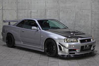 1998 Nissan SKYLINE COUPE ER34 25GT-T, Nismo Z-tune Front Bumper, Enkei RPF1 Wheels, Custom Rear Wide Fenders