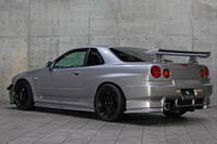 1998 Nissan SKYLINE COUPE ER34 25GT-T, Nismo Z-tune Front Bumper, Enkei RPF1 Wheels, Custom Rear Wide Fenders