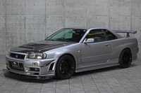 1998 Nissan SKYLINE COUPE ER34 25GT-T, Nismo Z-tune Front Bumper, Enkei RPF1 Wheels, Custom Rear Wide Fenders