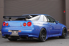 2000 Nissan SKYLINE GT-R BNR34 R34 Skyline GT-R, Topsecret Aero Parts, HKS GT3040 Turbos, Argosta Height Adjustable Coilovers