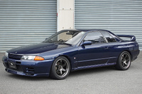 1990 Nissan SKYLINE GT-R BNR32 R32 GT-R, TH1 Dark Blue Pearl, RAYS Volk Racing TE37SL 17inch Wheels