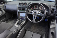 2000 Nissan SKYLINE COUPE ER34 25GT-T TV2 Bayside Blue, Volk Racing TE37 Saga Wheels , Endless Monoblock Brake Calipers
