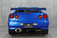 2000 Nissan SKYLINE COUPE ER34 25GT-T TV2 Bayside Blue, Volk Racing TE37 Saga Wheels , Endless Monoblock Brake Calipers