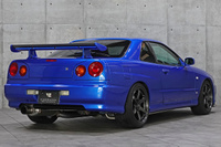 2000 Nissan SKYLINE COUPE ER34 25GT-T TV2 Bayside Blue, Volk Racing TE37 Saga Wheels , Endless Monoblock Brake Calipers