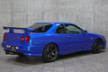 2000 Nissan SKYLINE COUPE ER34 25GT-T TV2 Bayside Blue, Volk Racing TE37 Saga Wheels , Endless Monoblock Brake Calipers
