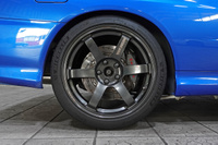 2000 Nissan SKYLINE COUPE ER34 25GT-T TV2 Bayside Blue, Volk Racing TE37 Saga Wheels , Endless Monoblock Brake Calipers