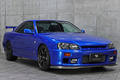 2000 Nissan SKYLINE COUPE ER34 25GT-T TV2 Bayside Blue, Volk Racing TE37 Saga Wheels , Endless Monoblock Brake Calipers