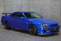 2000 Nissan SKYLINE COUPE ER34 25GT-T TV2 Bayside Blue, Volk Racing TE37 Saga Wheels , Endless Monoblock Brake Calipers