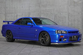 2000 Nissan SKYLINE COUPE ER34 25GT-T TV2 Bayside Blue, Volk Racing TE37 Saga Wheels , Endless Monoblock Brake Calipers