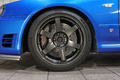 2000 Nissan SKYLINE COUPE ER34 25GT-T TV2 Bayside Blue, Volk Racing TE37 Saga Wheels , Endless Monoblock Brake Calipers
