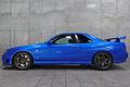 2000 Nissan SKYLINE COUPE ER34 25GT-T TV2 Bayside Blue, Volk Racing TE37 Saga Wheels , Endless Monoblock Brake Calipers