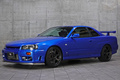 2000 Nissan SKYLINE COUPE ER34 25GT-T TV2 Bayside Blue, Volk Racing TE37 Saga Wheels , Endless Monoblock Brake Calipers