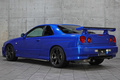 2000 Nissan SKYLINE COUPE ER34 25GT-T TV2 Bayside Blue, Volk Racing TE37 Saga Wheels , Endless Monoblock Brake Calipers