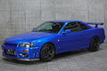 2000 Nissan SKYLINE COUPE ER34 25GT-T TV2 Bayside Blue, Volk Racing TE37 Saga Wheels , Endless Monoblock Brake Calipers