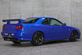 2000 Nissan SKYLINE COUPE ER34 25GT-T TV2 Bayside Blue, Volk Racing TE37 Saga Wheels , Endless Monoblock Brake Calipers