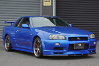 2000 Nissan SKYLINE GT-R BNR34 R34 GT-R, NISMO Aero, RAYS TE37SL Alloy Wheels, HKS Super Turbo Muffler