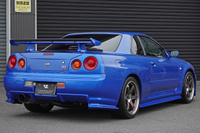 2000 Nissan SKYLINE GT-R BNR34 R34 GT-R, NISMO Aero, RAYS TE37SL Alloy Wheels, HKS Super Turbo Muffler