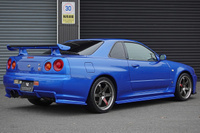 2000 Nissan SKYLINE GT-R BNR34 R34 GT-R, NISMO Aero, RAYS TE37SL Alloy Wheels, HKS Super Turbo Muffler