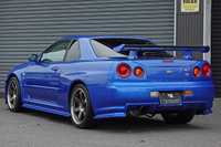 2000 Nissan SKYLINE GT-R BNR34 R34 GT-R, NISMO Aero, RAYS TE37SL Alloy Wheels, HKS Super Turbo Muffler