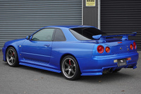 2000 Nissan SKYLINE GT-R BNR34 R34 GT-R, NISMO Aero, RAYS TE37SL Alloy Wheels, HKS Super Turbo Muffler