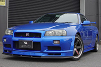 2000 Nissan SKYLINE GT-R BNR34 R34 GT-R, NISMO Aero, RAYS TE37SL Alloy Wheels, HKS Super Turbo Muffler